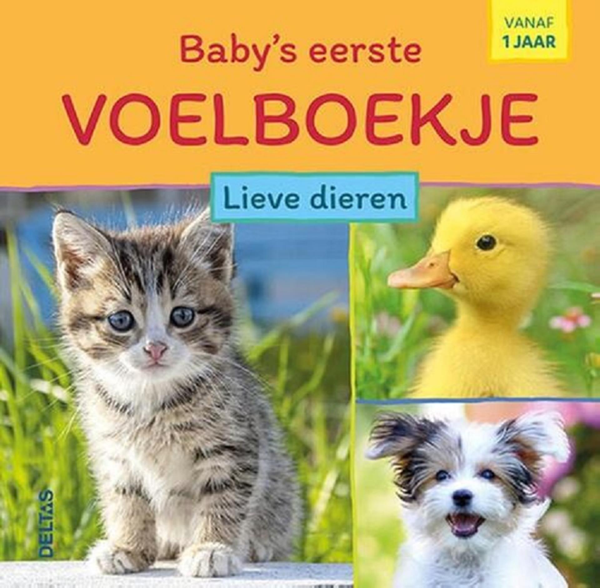 Deltas baby's eerste voelboekje - lieve dieren vanaf 1 jaar