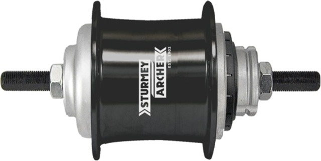 Sturmeyarcher versnellingsnaaf 3 speed sturmey archer s-rf3 vrijloop - 36 gaats - zwart