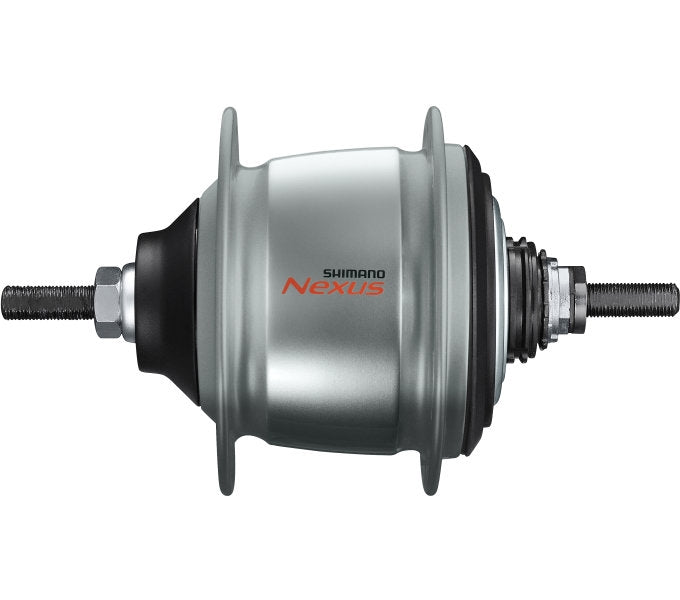 Shimano versnellingsnaaf nexus 8 premium sg-c6011 - velgrem rollerbrake - 36 gaats - zilver