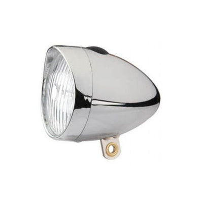 Edge koplamp retro 3 led aan uit - incl. batterijen - chroom (werkplaatsverpakking)