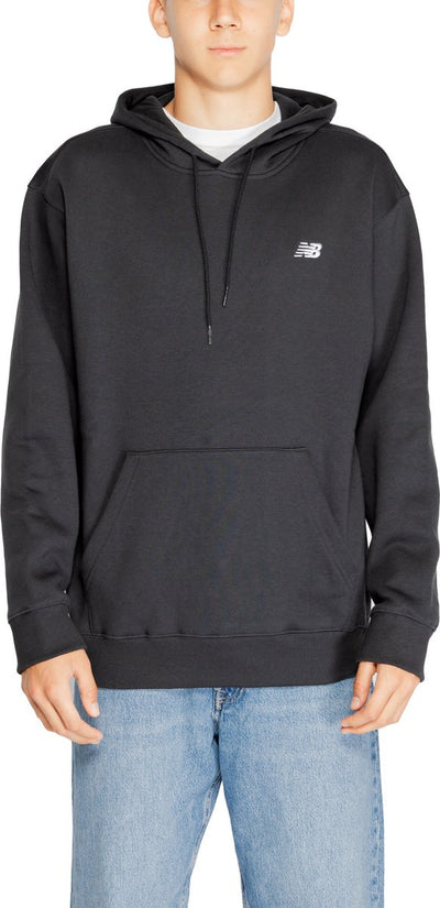 New balance sport essentials fleece hoodie heren trui - black