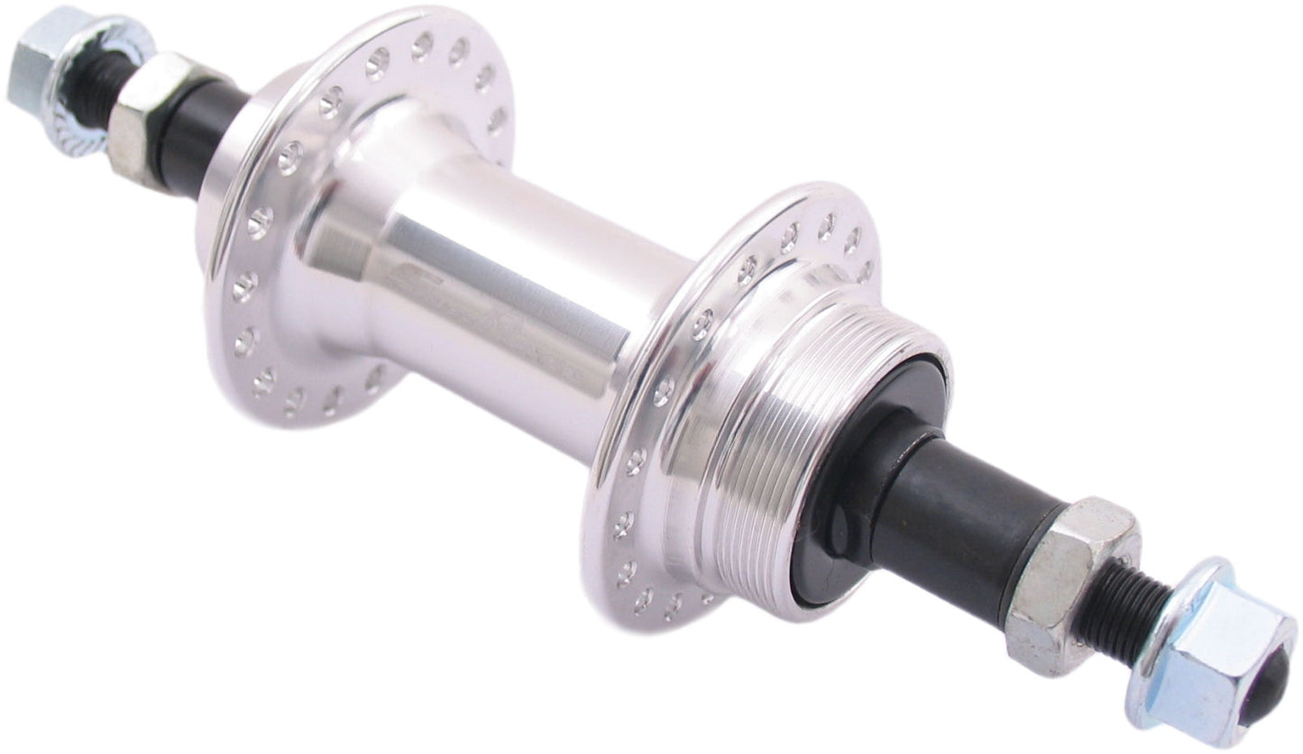 Sunrace achternaaf hbm45 voor 7 speed freewheel - 36 gaats met vaste as - zilver