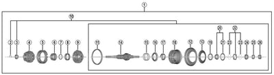 Shimano nexus 7 binnenwerk rollerbrake y3et98010