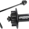 Voornaaf Shimano FH-M475 - 36 gaats - 6 bouts met remschijfbevestiging - zwart