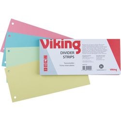 Scheidingsstroken niceday multi kleur 40 tabs