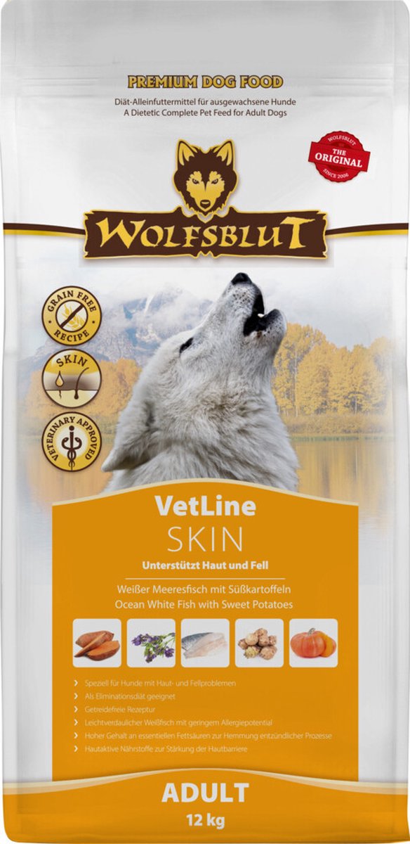 Wolfsblut vetline skin 12 kg