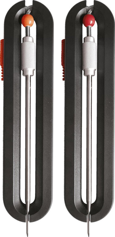 Boretti - sondes bbq thermometer (rood en oranje) - uitbreidings set bba87