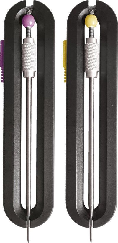 Boretti - sondes bbq thermometer (geel en paars) - uitbreiding set bba87