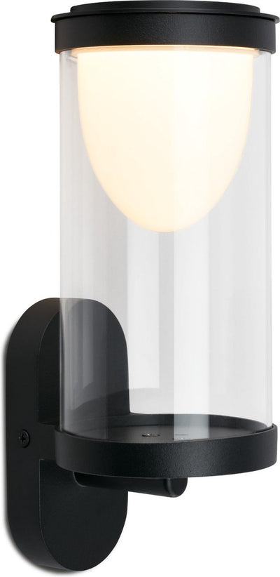 Briloner - wandlamp buiten - buitenlamp met verwisselbare batterij - zwart - buitenverlichting - 24 x 12 x 10 cm - zwart