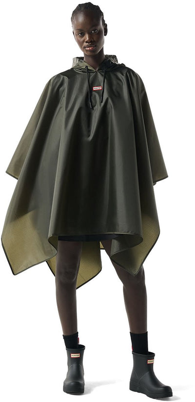 Hunter - unisex packable poncho kambaba green - maat one