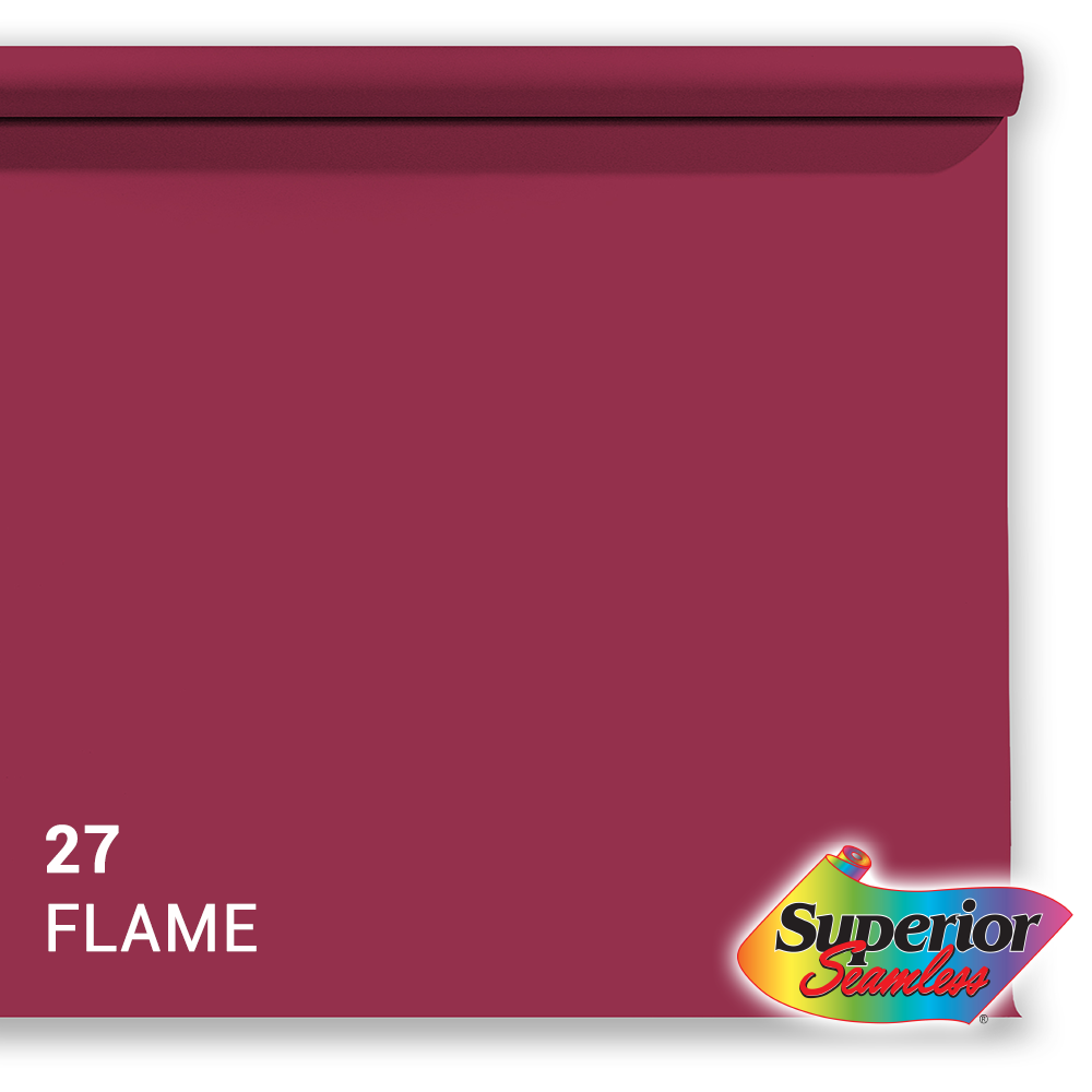 Superior achtergrondpapier 27 flame 1,35 x 11m