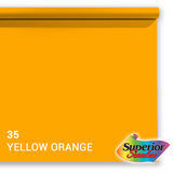Superior achtergrondpapier 35 yellow-orange 1,35 x 11m - afbeelding 1