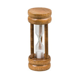 Metaltex zandloper 3 minuten donker hout - afbeelding 2