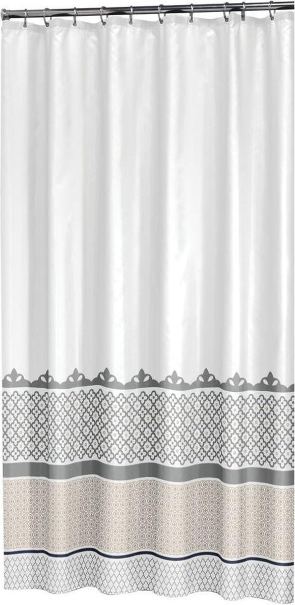 Sealskin marrakech douchegordijn 180x200 cm - polyester - zilver goud
