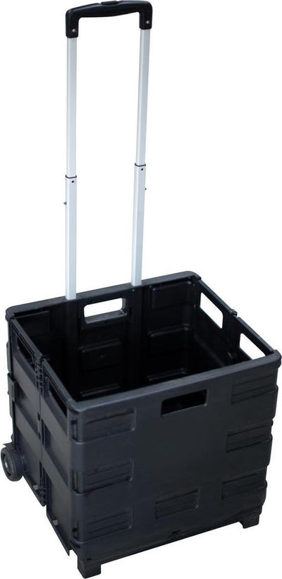 Pavo - trolley - opvouwbaar - belasting tot 35kg - zwart - krat