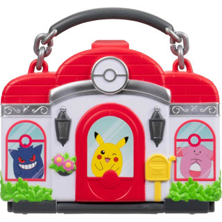Jazwares squish-a-longs - medium playset (pokemon center)