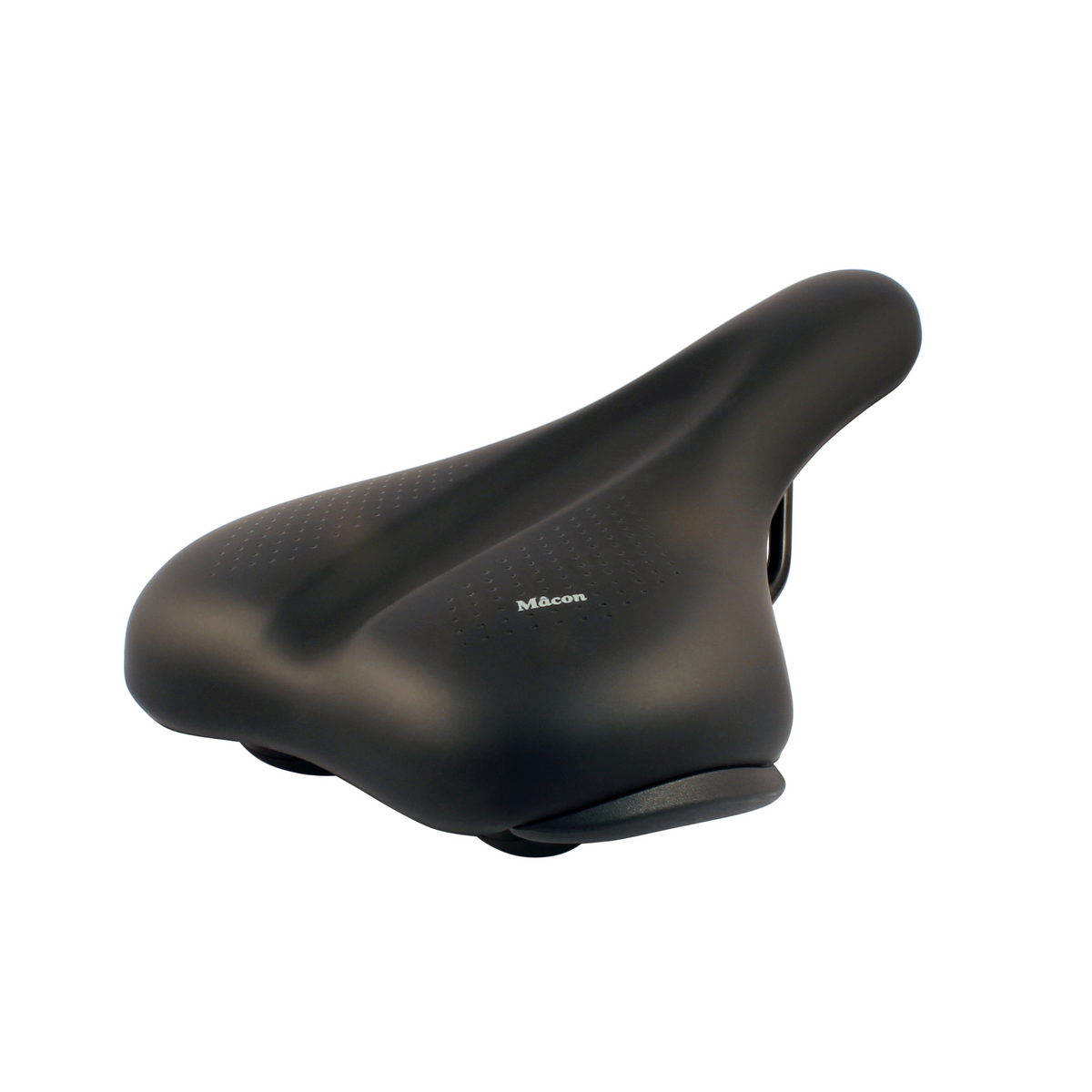 San remo zadel mâcon met bumper, heren. zwart, zonder strop
