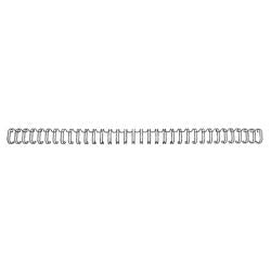 Draagbindruggen wirebind 34 gbc metaal 8mm zwart capaciteit 60vel