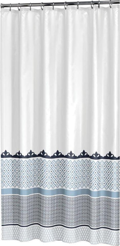 Sealskin marrakech douchegordijn 180x200 cm - polyester - blauw metallic