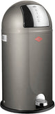 Wesco kickboy prullenbak | pedaalemmer | 40 liter | metaal - grafiet | afvalbak - made in germany