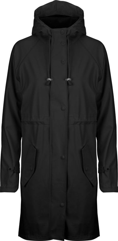 Ralka regenjas dames - mizzle - zwart - maat 42