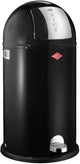 Wesco kickboy prullenbak | pedaalemmer | 40 liter | metaal - zwart | afvalbak - made in germany