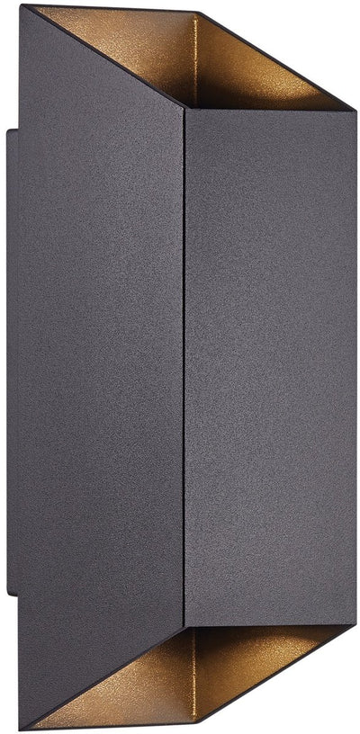 Enzo nordlux wandlamp nico vierkant 2x gu10 zwart ip54 - 4800921