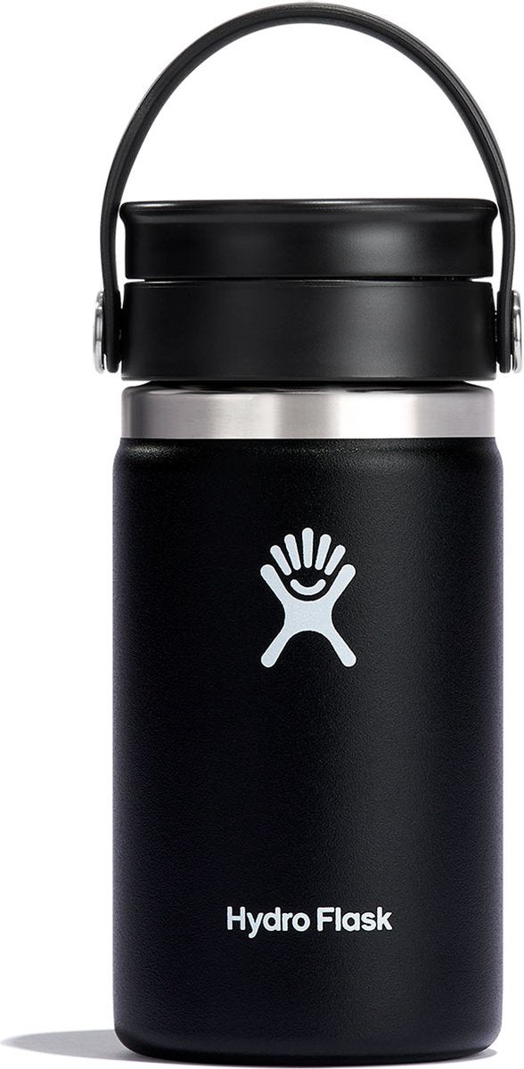 Hydro flask wide flex sip lid koffiebeker (354 ml) - black