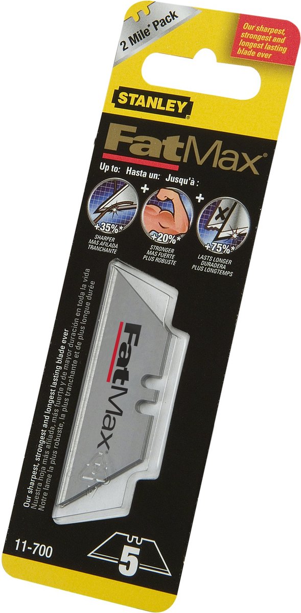 Stanley handgereedschap fatmax reservemes (5 stuks) - 0-11-700