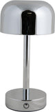 Leitmotiv tafellamp james led - zilver - 12.5x12.5x24.5cm - scandinavisch