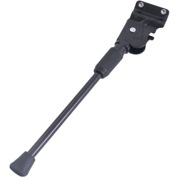 Edge zijstandaard 28 40 mm 2 bouts aluminium - zwart