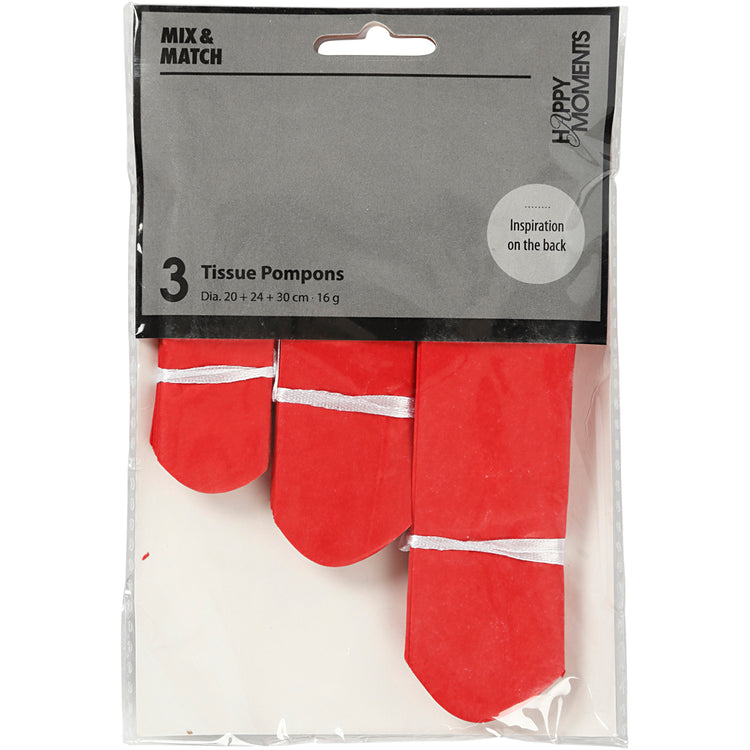 Https: www.cchobby.nl pompon-van-papier-d-20-24-30-cm-16-gr-rood-3-stuk-1-doos