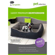 Sun garden luxe hondenmand lucky + kussen 59x67x20cm grijs - afbeelding 4
