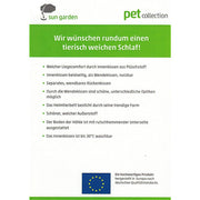 Sun garden filou luxe honden- en kattenbed 42x45x41cm grijs - afbeelding 5