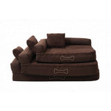 Sun garden pallina orthopedisch hondenkussen 80x60x25 cm bruin - afbeelding 1