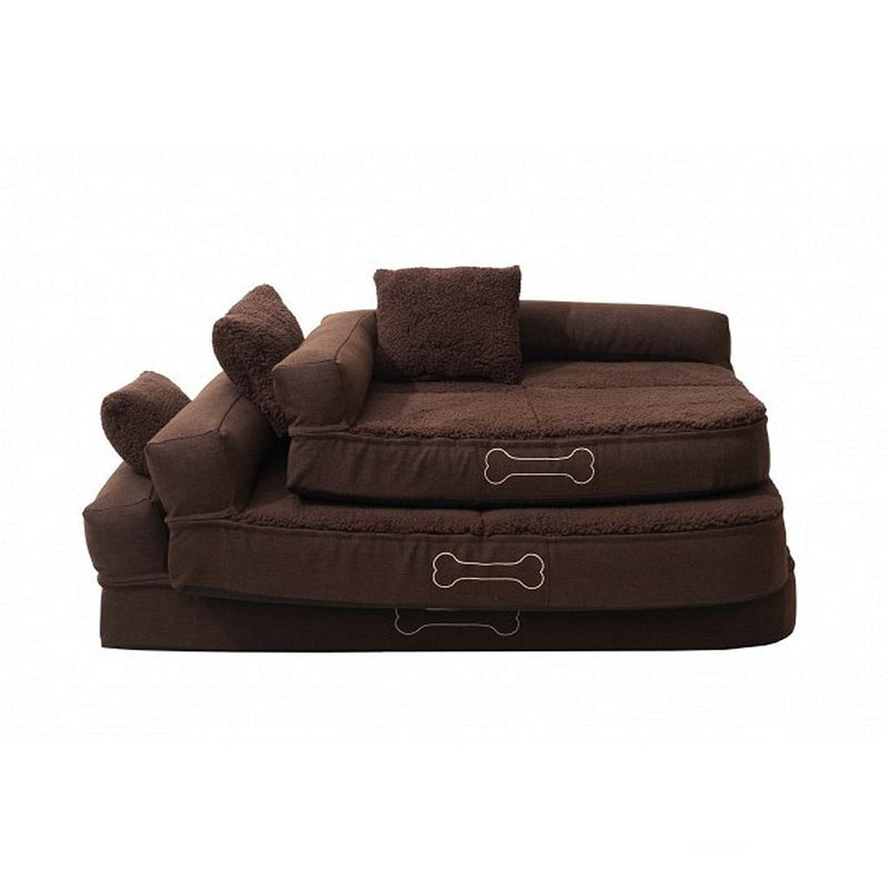 Sun garden pallina orthopedisch hondenkussen 80x60x25 cm bruin