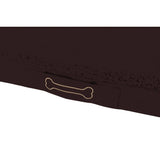 Sun garden buddy orthopedisch hondenkussen 72x50x8cm donkerbruin - afbeelding 8