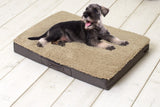 Sun garden buddy orthopedisch hondenkussen 72x50x8cm beige donkerbuin - afbeelding 1