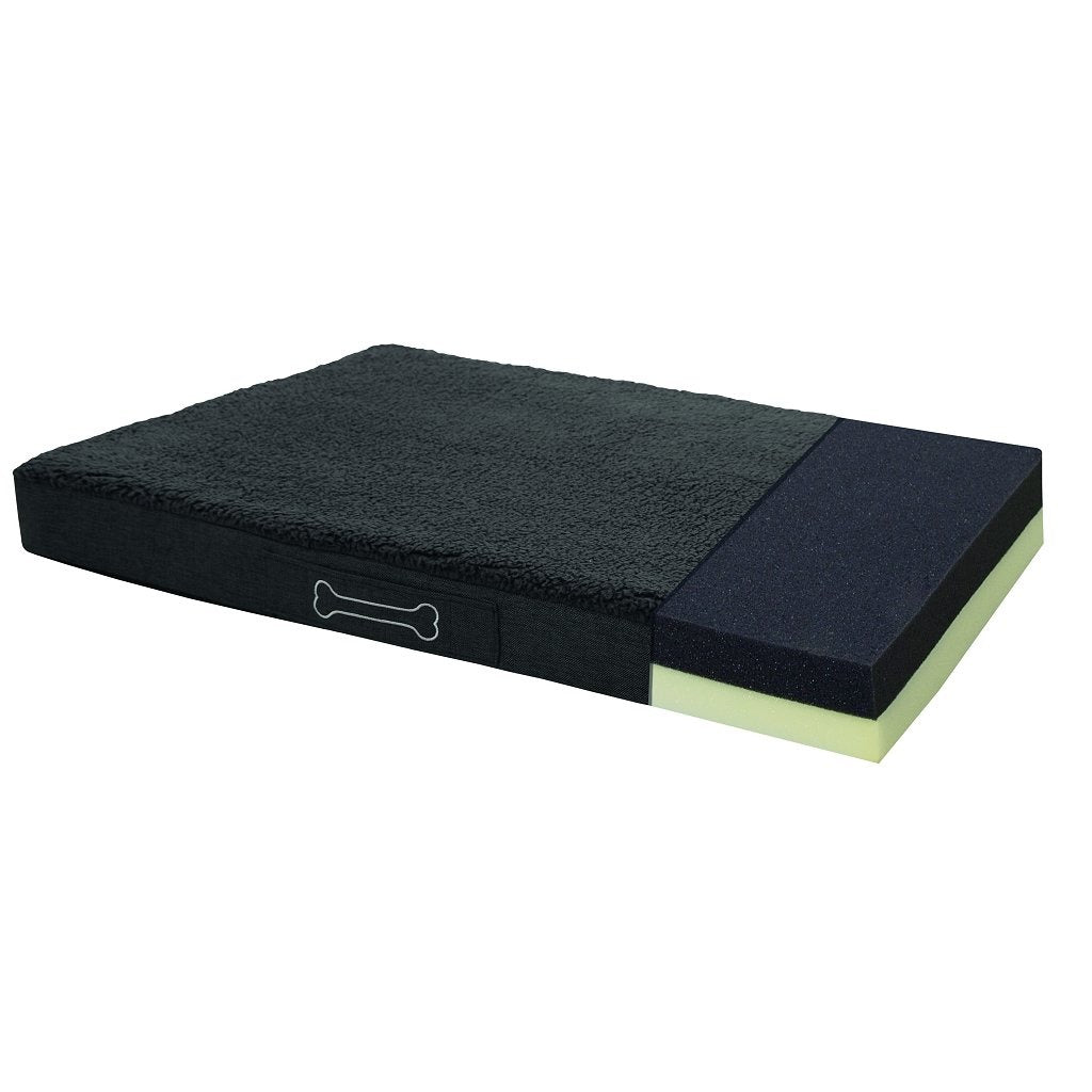 Sun garden buddy orthopedisch hondenkussen 79x60x8cm grijs antraciet