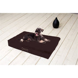 Sun garden buddy orthopedisch hondenkussen 100x65x10cm donkerbruin - afbeelding 1