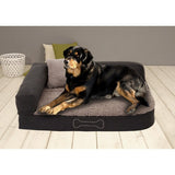 Sun garden pallina orthopedisch hondenkussen 80x60x25cm antraciet grijs - afbeelding 1