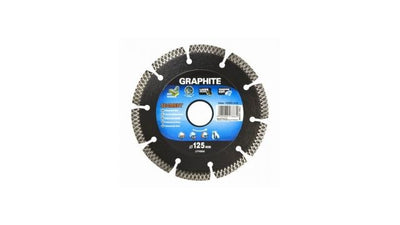 Graphite 57h868 diamantschijf 230x22x8,0x2,5mm, segment type x, gelaserd, harde materialen mpa en13236