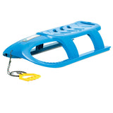 Basic kunststof slee bullet 102.5x40x23 cm blauw - afbeelding 1