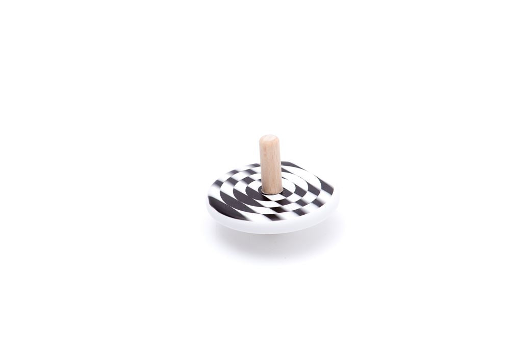 Bajo houten lantaarn tol. 7x7x5,7 cm. 3+