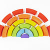 Bajo houten regenboogblokken. 21 delig.