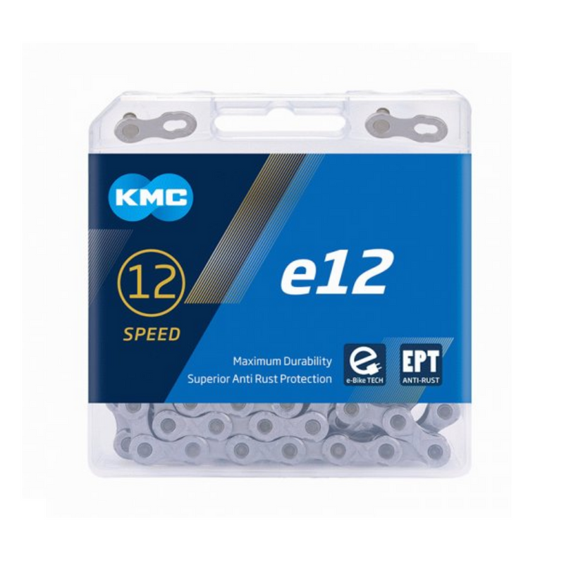 KMC E12 EPT Fietsketting 130 schakels Zilver