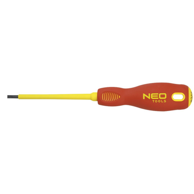 Neo tools platte schroevendraaier 2,5x75mm 1000v crmo staal