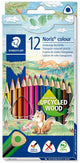 Staedtler noris colour driehoekige kleurpotloden - 12 kleuren
