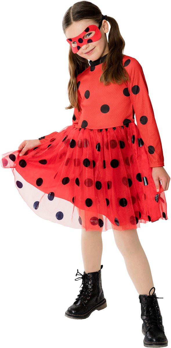 Rubies miraculous ladybug kinderkostuum - - maat 3-4 jaar 104