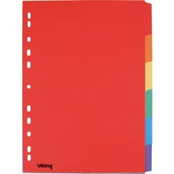 Beschrijfbare gekleurde tabbladen od 28392 nbsp;manillakarton a4 6tabs